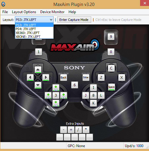 MaxAim with ULTRA profile for Playstation 3.