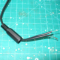 2. Thread wire through the new 3.5mm plug casing.