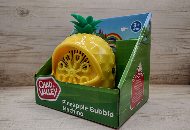 Chadvalley switch adapted bubble machine. Pineapple style with bubble solution pot.