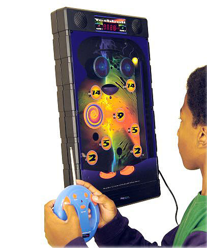 PlayTech Vertical Pinball with remote control handset.