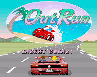 Out Run: Car driving.